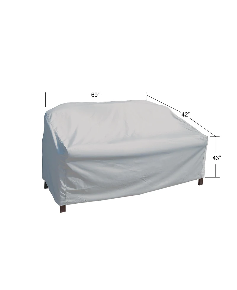 Mondawe 69"W x 42"D x 43"H X-Large Loveseat/Corner Sectional Protective Cover