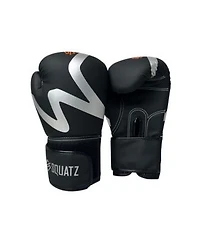 Squatz Sports Boxing Gloves Heavy Bag Gloves For Boxing Kickboxing Muay Thai Mma Black