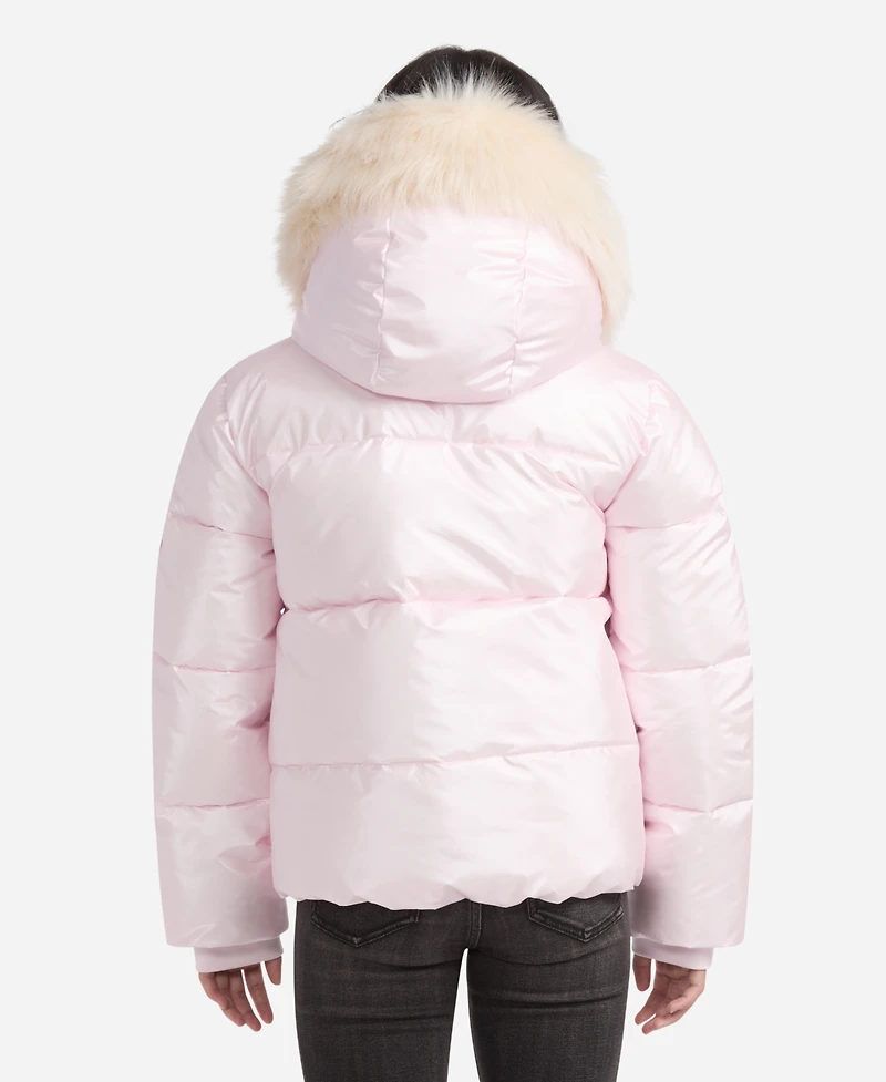 abercrombie kids Girls Shiny Ultra Puffer Jacket