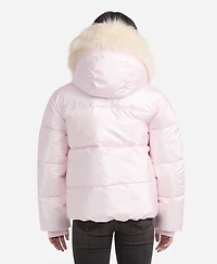 abercrombie kids Girls Shiny Ultra Puffer Jacket