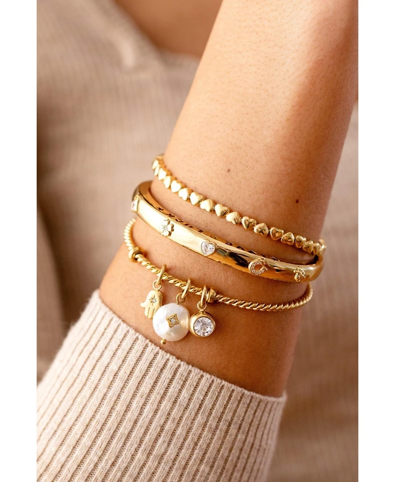 Alex and Ani Love Luck Symbol Domed Cuff