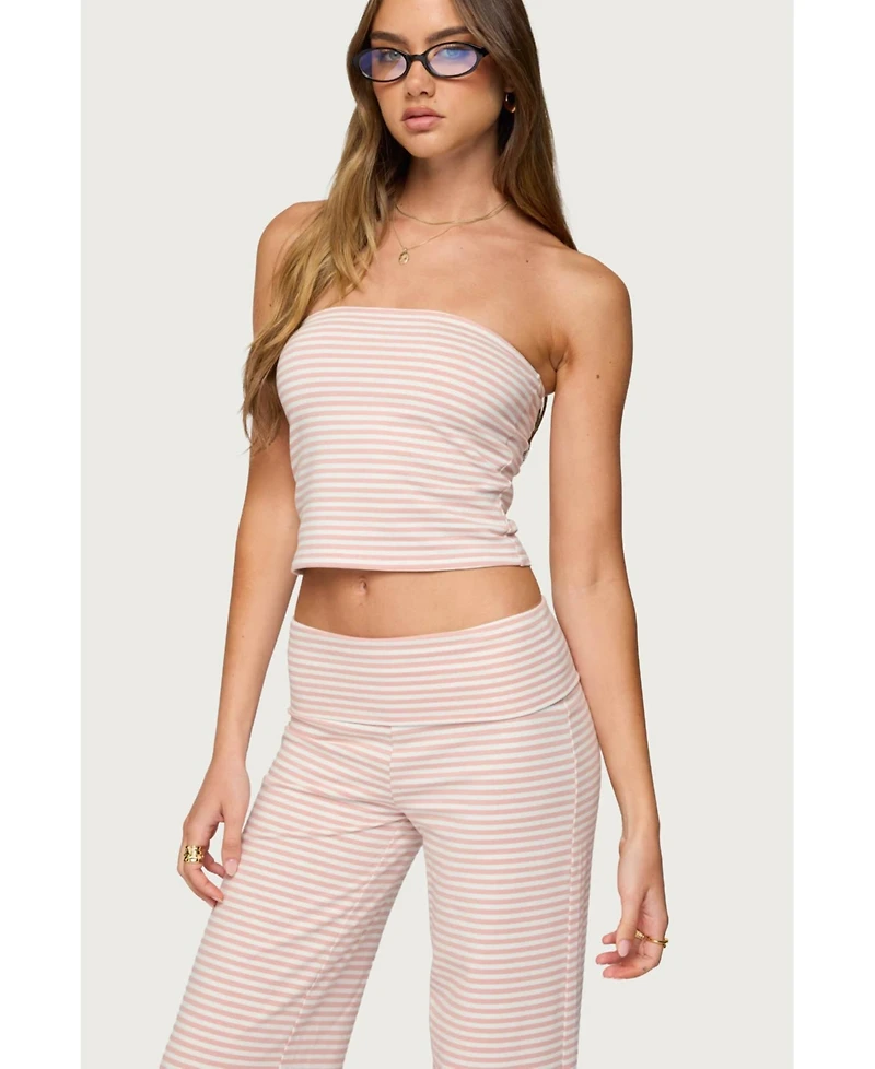 Edikted Women's Lilah Striped Tube Top