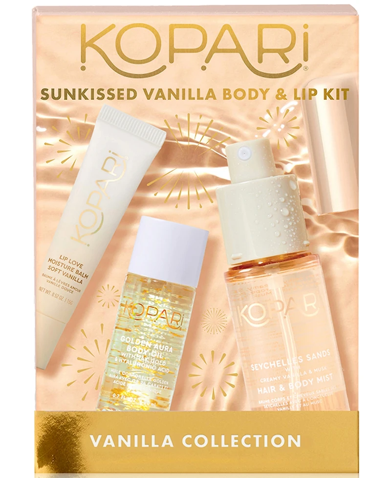 Kopari Beauty 3-Pc. Sunkissed Vanilla Body & Lip Set