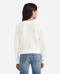 abercrombie kids Girls Cropped Cable Cardigan Sweater