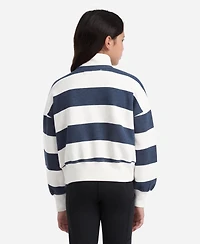 abercrombie kids Girls Half Zip Preppy Pullover Sweatshirt
