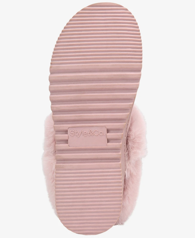 Style & Co Women's Lolaa Cozy Clog Slippers, Created for Macy's