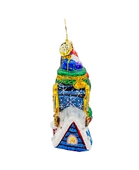Christopher Radko Rooftop Parking Santa 2025 Gem Ornament