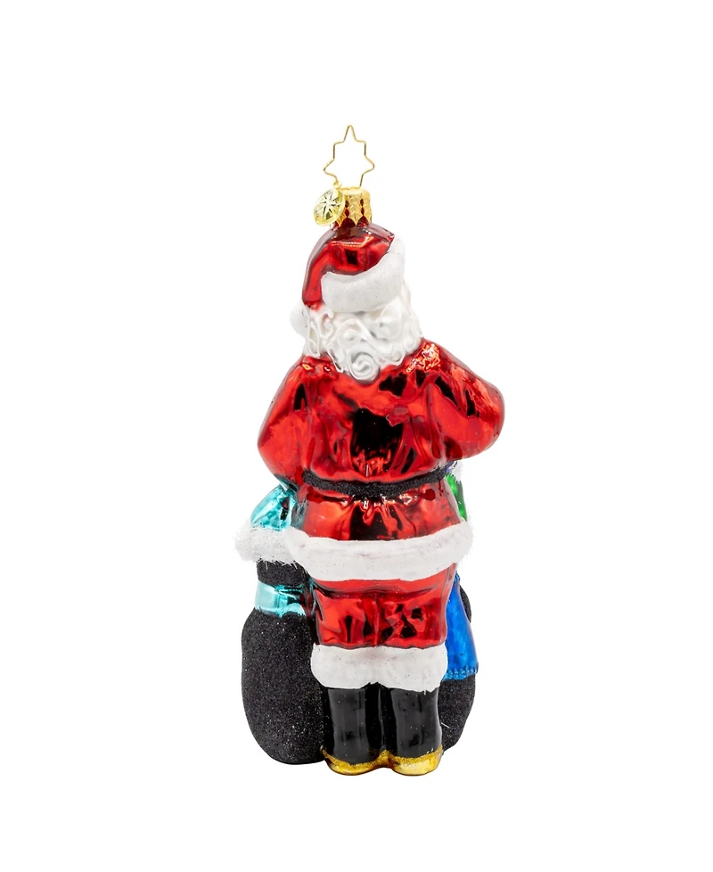 Christopher Radko Dave Thomas Foundation Santa Flurry Friends Ornament