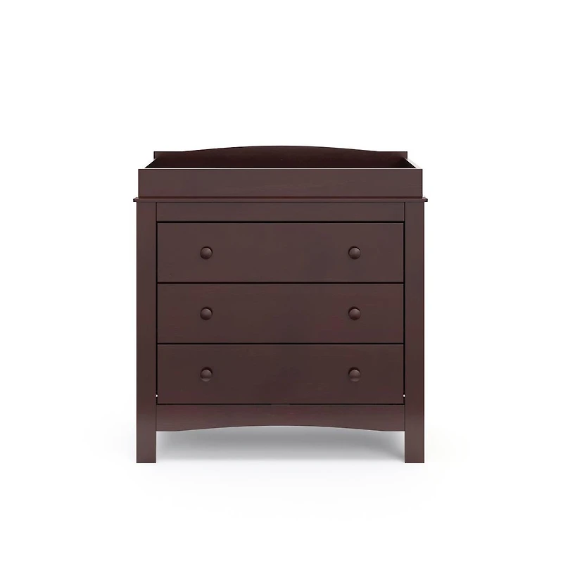 Graco Noah 3 Drawer Chest with Changing Topper (Espresso)