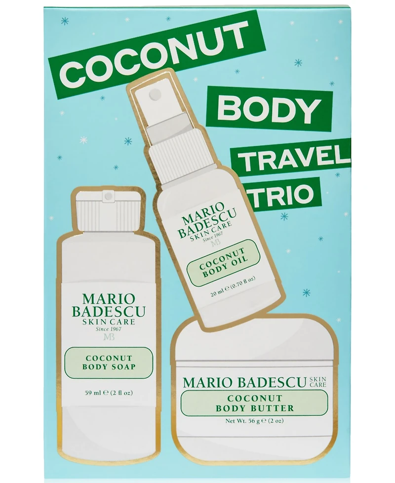 Mario Badescu 3-Pc. Coconut Body Travel Set