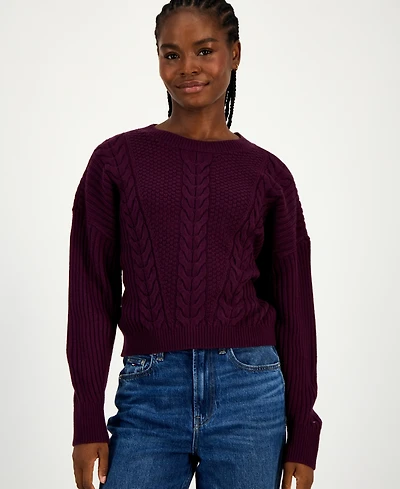 Tommy Hilfiger Women's Traveling Cable Sweater