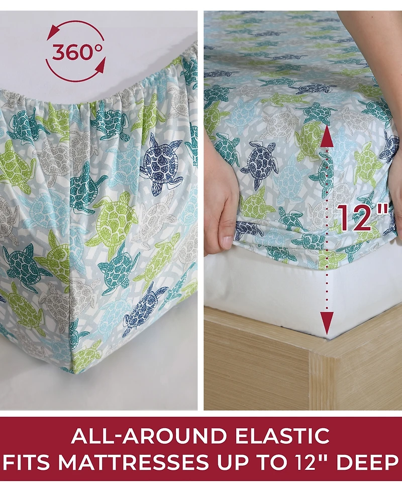 Caribbean Joe Cooling 6-Pc. Sheet Set