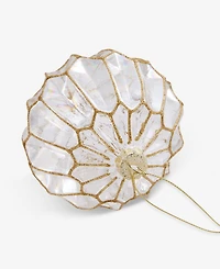 Holiday Lane Berry Tones Gold Molded Ball Ornament, Macy's Exclusive