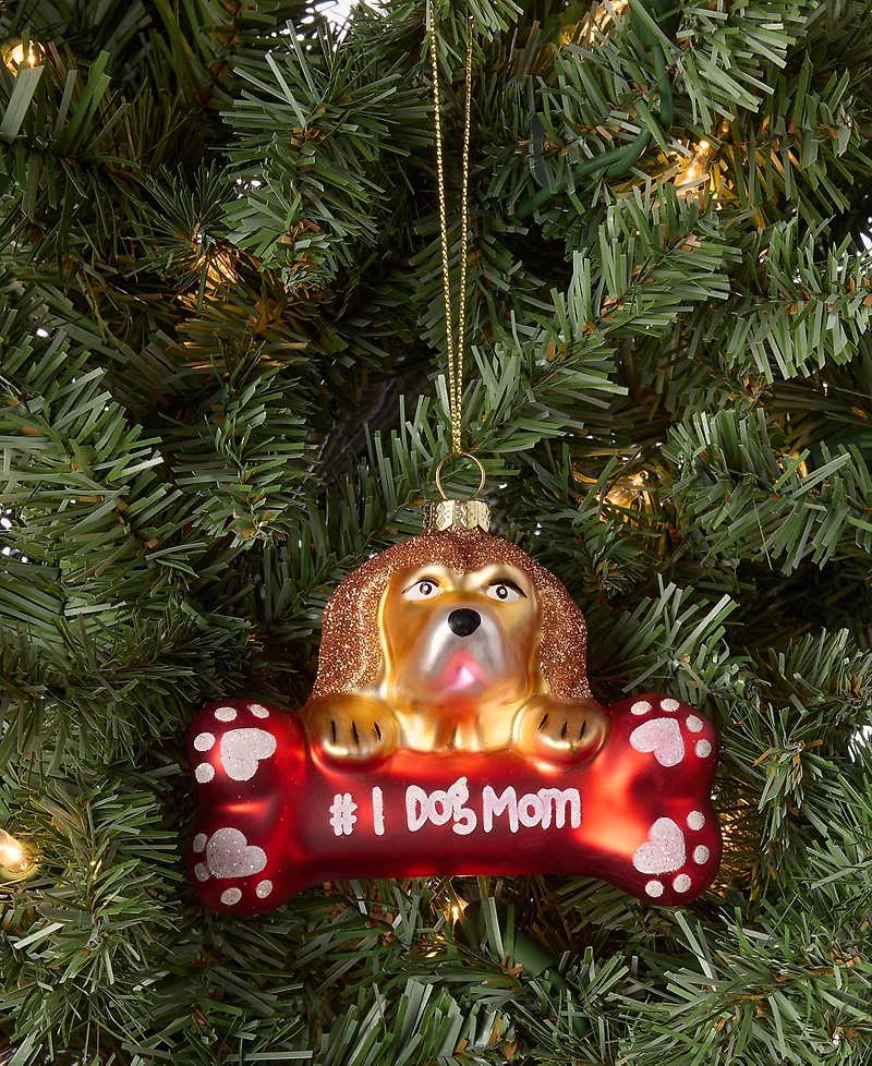 Holiday Lane Pets Dog with Bone Ornament, Macy's Exclusive
