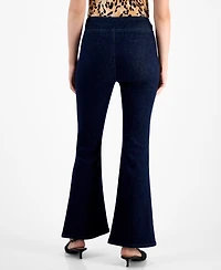 I.n.c. International Concepts Petite High-Rise Pull-On Flared Jeans, Macy's Exclusive