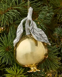Holiday Lane Berry Tones Gold Pomegranate Ornament, Macy's Exclusive