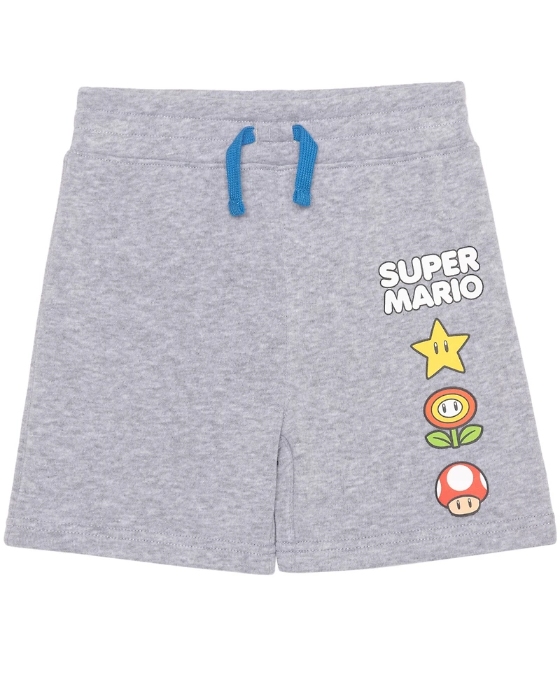 Mario Bros. Toddler Boys 2-Piece Crewneck T-Shirt and Shorts Set