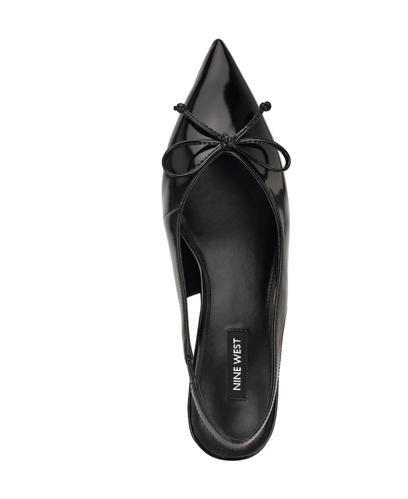 Nine West Women's Evaa Slingback Kitten Heel Pumps