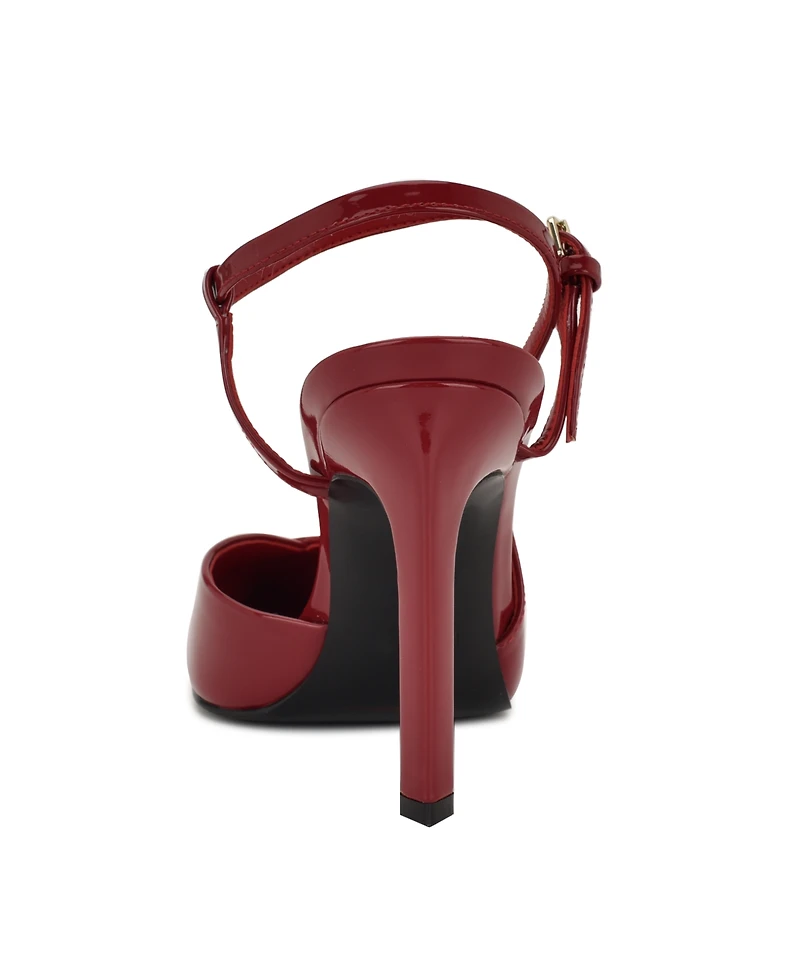 Nine West Women's Franka Ankle Strap Stiletto Pumps