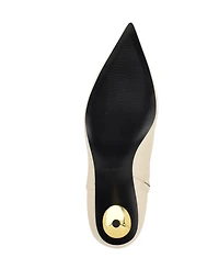 Nine West Women's Hamesa Pointy Toe Kitten Heel Booties