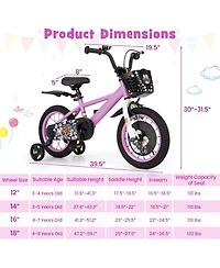 Kids Bike for 3-5 Years Old Sport Bicycle with Adjustable Handlebar and Saddle