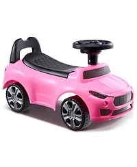 Toddler Ride On Push Car Ages 1-3 with Music Steering Wheel and Under Seat Storage