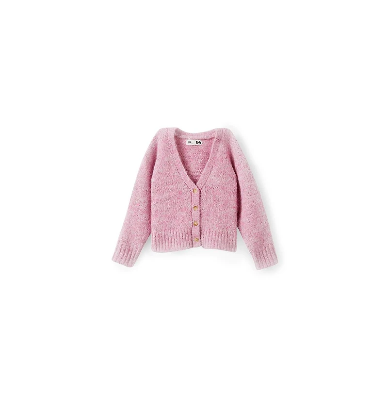 Cotton On Girls Vera Vee Neck Cardigan