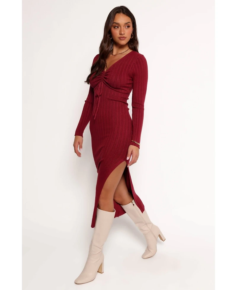 Petal and Pup Women's Irene Long Sleeve Midi Dress