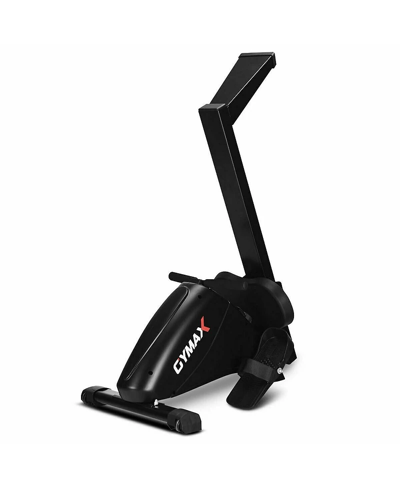Akiudex Foldable Magnetic Quiet Operated Fitness Rowing Machine with 10 Level Adjustable Resistance