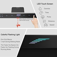 4.75HP 2 In 1 Folding Walking Pad Treadmill with Remote App Control