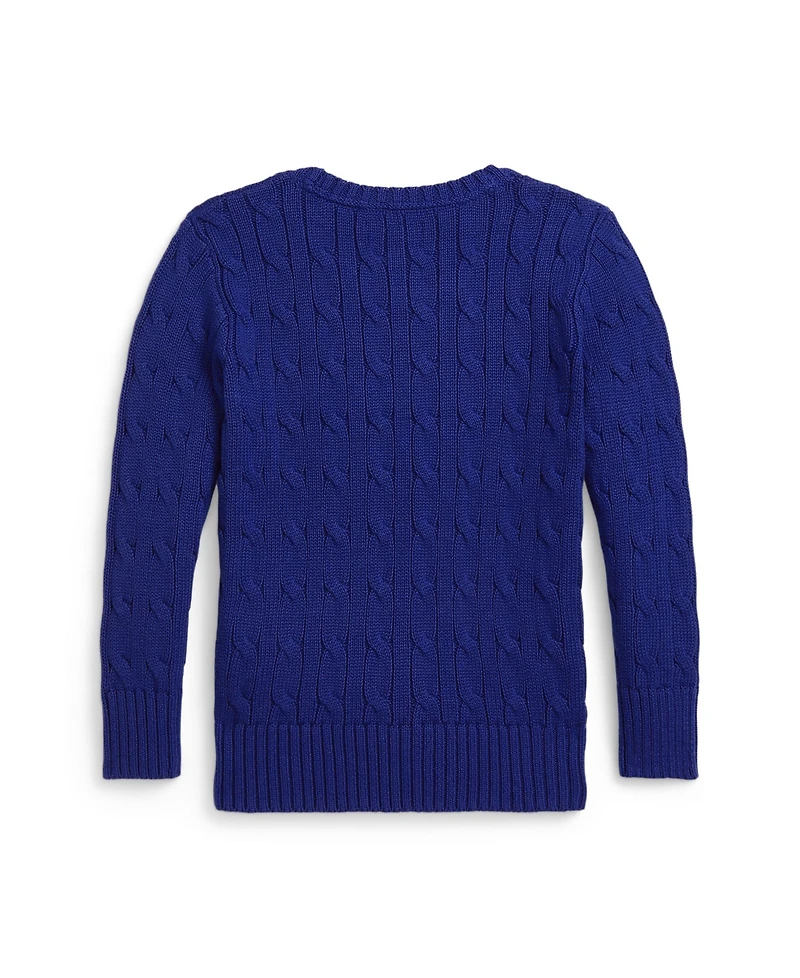 Polo Ralph Lauren Toddler and Little Boys Cable Knit Cotton Sweater
