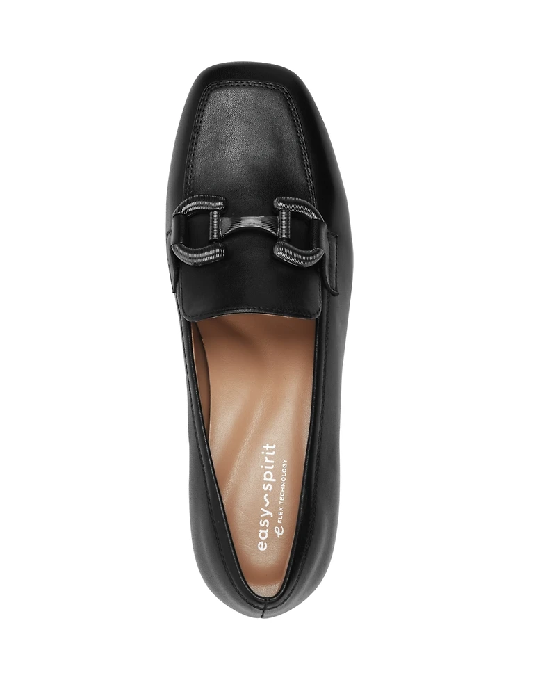 Easy Spirit Women's Franny eFlex Bit Block Heel Loafers