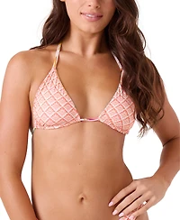 Roxy Juniors' Hot Tropics Reversible Mini Tiki Triangle Bikini Top