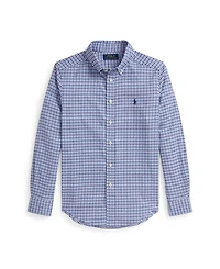Polo Ralph Lauren Big Boys Gingham Performance Canvas Shirt