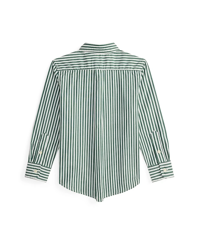 Polo Ralph Lauren Toddler and Little Boys Striped Cotton Poplin Shirt