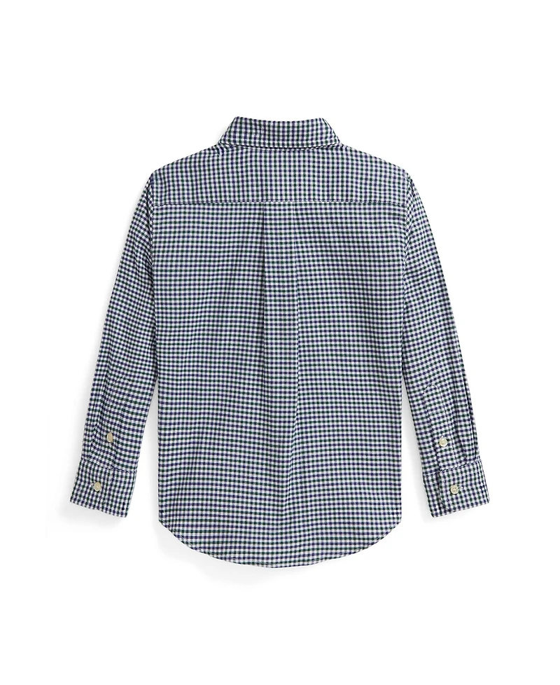 Polo Ralph Lauren Toddler and Little Boys Striped Cotton Poplin Shirt