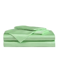 Betsey Johnson Solid Satin 3-Pc. Sheet Set, Twin Xl