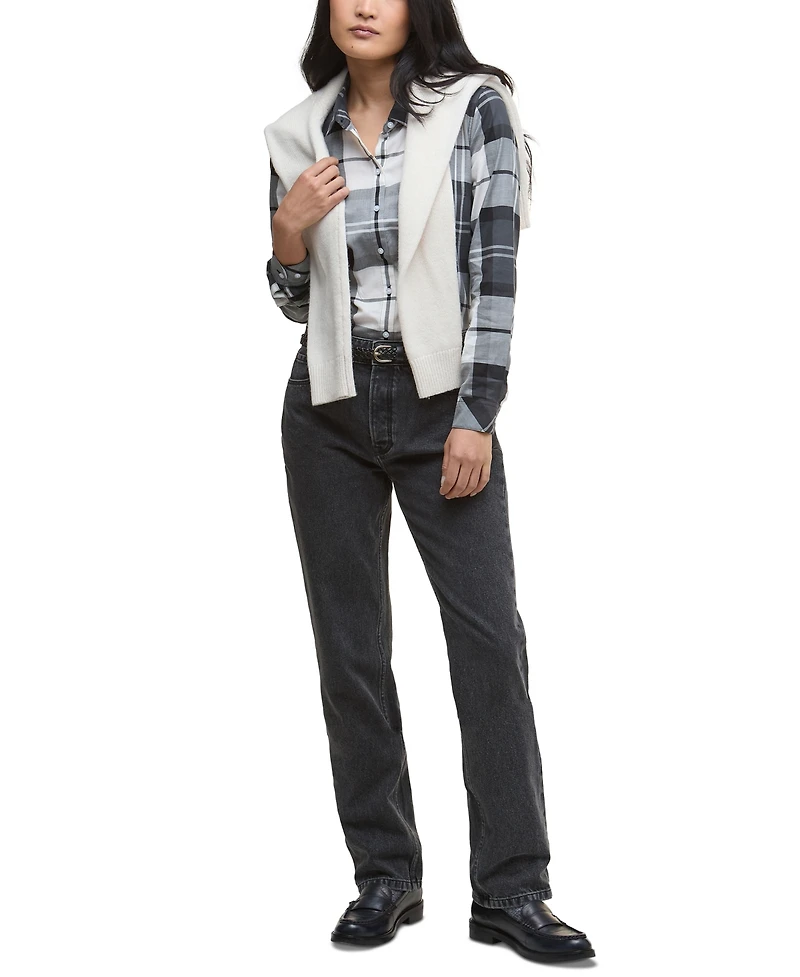Barbour Women's Bredon Button-Front Plaid Shirt