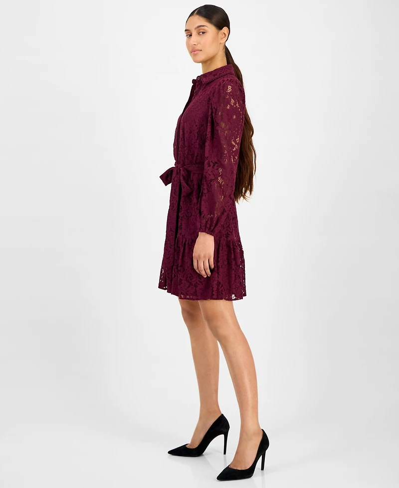 Anne Klein Petite Collared Shirt Dress