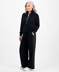 Style & Co Petite Cloud Fleece Half-Zip Sweatshirt, Macy's Exclusive