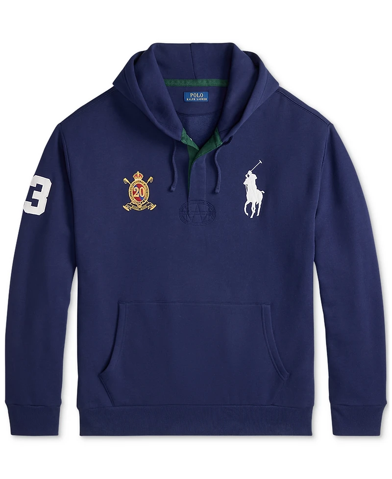 Polo Ralph Lauren Men's Big & Tall 20th Anniversary Crest Fleece Hoodie