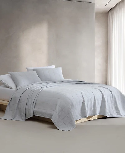 Calvin Klein Cotton Gauze Solid 3-Pc. Quilt Set