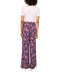 Vince Camuto Women's Pull-On Printed Wide-Leg Pants