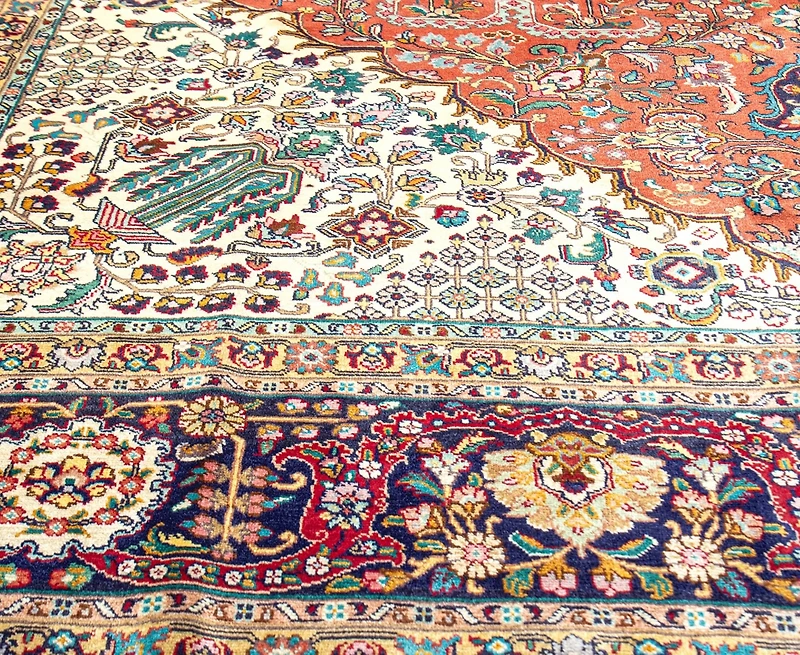 Bashian One of a Kind Tabriz 626112 9'7''x12'8'' Area Rug