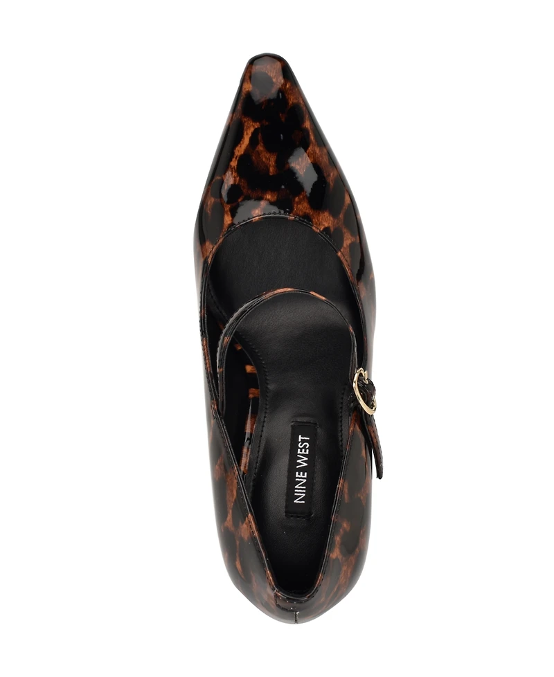 Nine West Women's Sista Mary Jane Pointy Toe Pumps