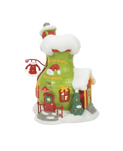 Department 56 Grinch Village Grinch's Santy Suit Shoppe