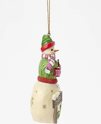 Jim Shore Hershey Snowman with Hershey Sign Ornament