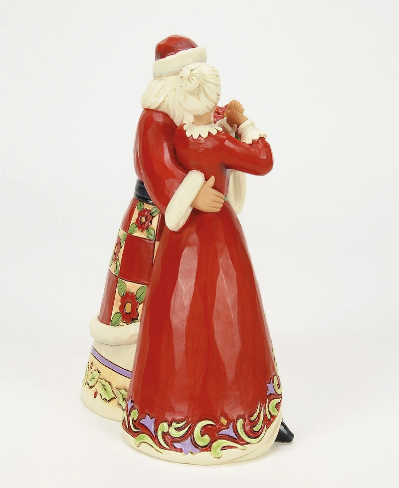 Jim Shore Santa and Mrs. Claus Figurine
