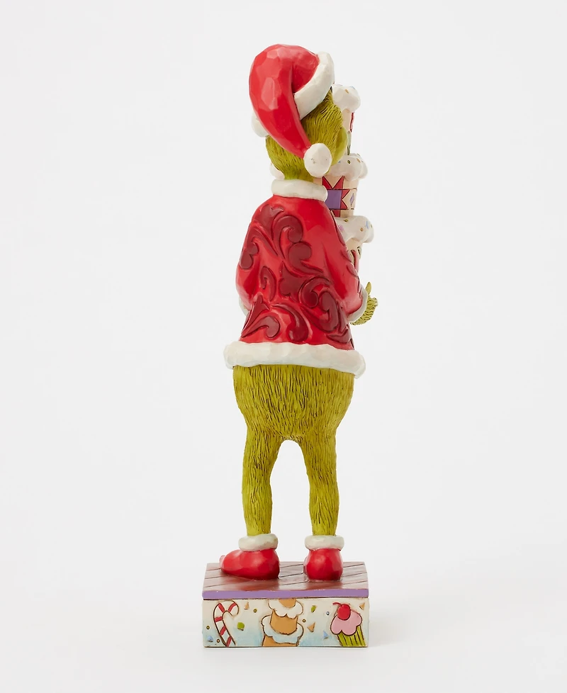 Jim Shore Grinch with Grinchy Cake