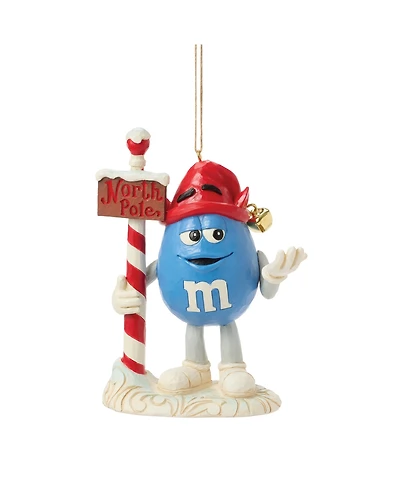 Jim Shore M and M'S Blue Character Elf Ornament